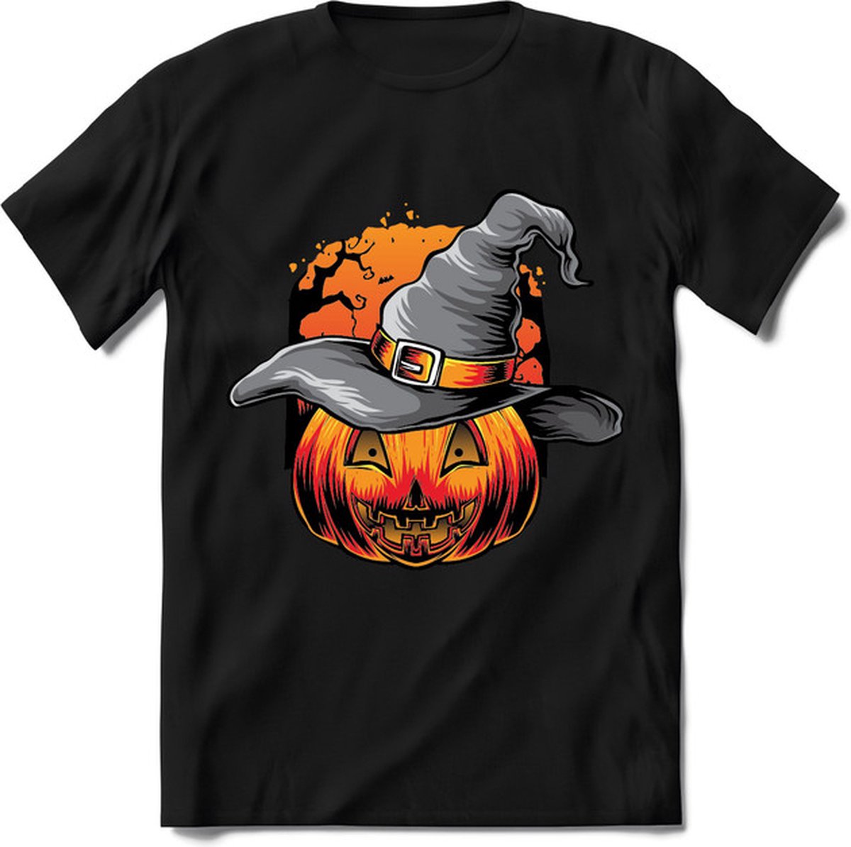 Halloween T-Shirt | Horror  Kleding Heren / Dames | Weerwolf , Monster , Vleermuis en Pompoen  Shirt |